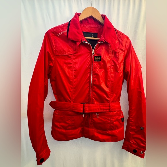 G-star red sport jacket - Picture 3 of 7